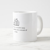 Grande Tasse Don de l'analyste de données (Devant droit)