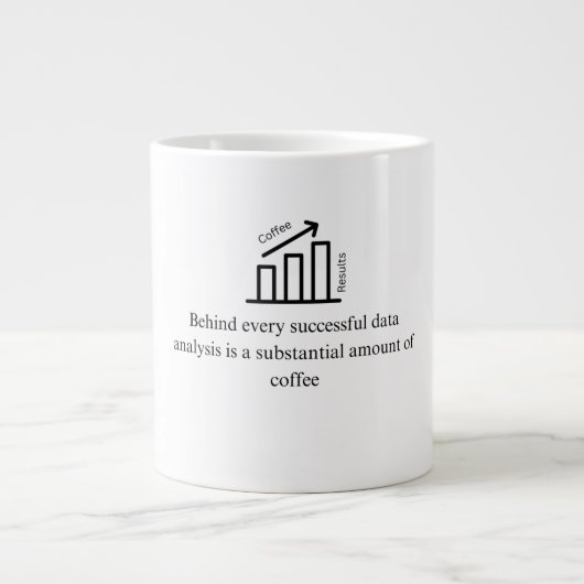 Grande Tasse Don de l'analyste de données (Devant)