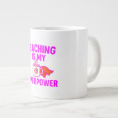 Grande Tasse Don de l'enseignant à l'école (Devant droit)