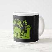 Grande Tasse Don De Libération De La Prison Hors Prison (Devant droit)