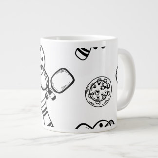 Grande Tasse Don du joueur de basket pour son rose