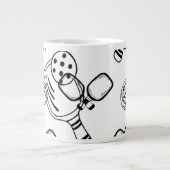 Grande Tasse Don du joueur de basket pour son rose (Devant)