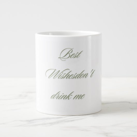 Grande Tasse Don't drink me  (Devant)