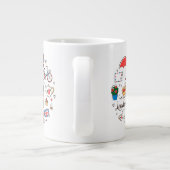 Grande Tasse Doodles de Londres (Dos)