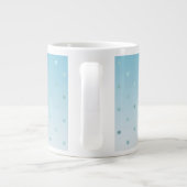 Grande Tasse Dots Glam Ombre Aqua (Dos)
