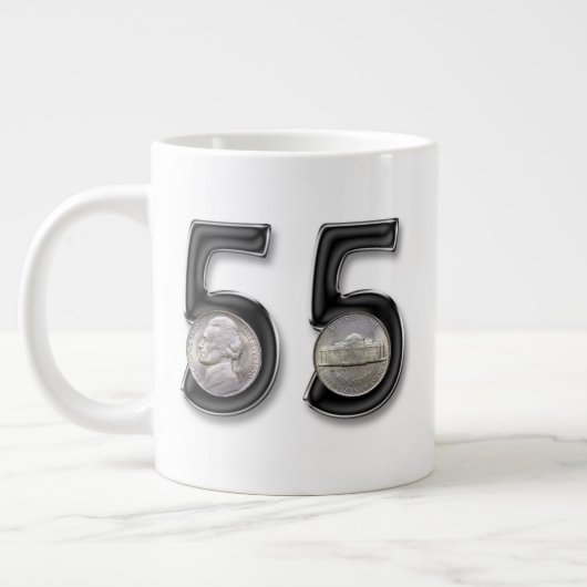 Grande Tasse Double Nickel Cinquante-cinq Anniversaire (Gauche)