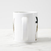 Grande Tasse Downton Cat | Orné De Plumes (Dos)