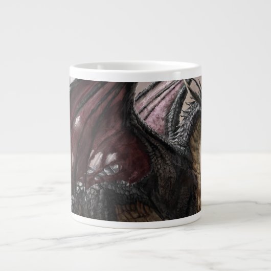 Grande Tasse Dragon Dans La Grotte (Devant)