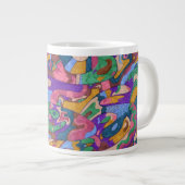 Grande Tasse Dragon Ride, Original Abstrait (Devant droit)