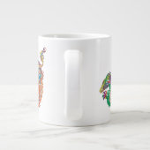 Grande Tasse Dragon tribal coloré (Dos)