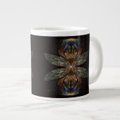 Grande Tasse Dragonfly Abstrait (Devant droit)