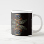 Grande Tasse Dragonfly Abstrait (Droite)