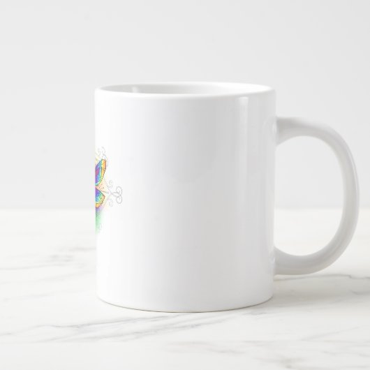 Grande Tasse Dragonfly en arc-en-ciel (Droite)
