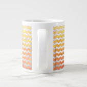 Grande Tasse Dragons Oeil Orange Chevron Motif (Dos)