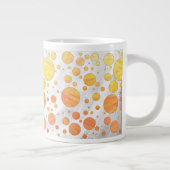 Grande Tasse Dragons Oeil Orange Polka Motif (Droite)
