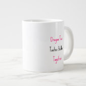 Grande Tasse Dragons roses mignons (Devant droit)