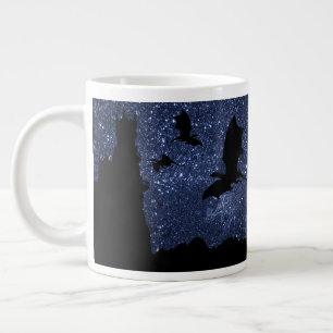 Grande Tasse Dragons volants, château de falaises de ciel éto