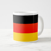 Grande Tasse Drapeau allemand ou allemand (Devant droit)