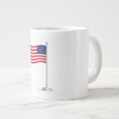 Grande Tasse drapeau américain (Devant droit)
