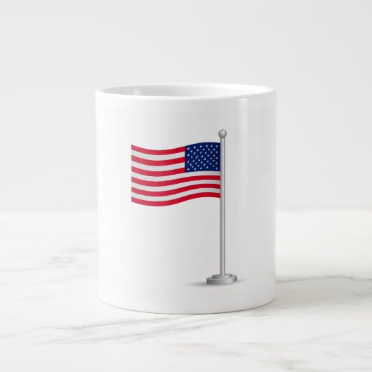 Grande Tasse drapeau américain (Devant)