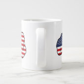 Grande Tasse Drapeau américain (Dos)