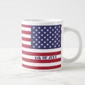 Grande Tasse Drapeau américain 4 juillet Patriotique (Droite)