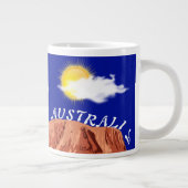 Grande Tasse Drapeau australien (Droite)