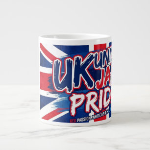 Grande Tasse Drapeau britannique Union Jack personnalisé vintag