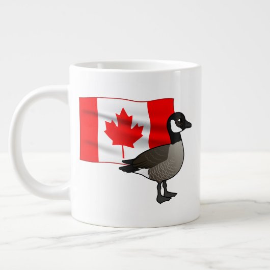Grande Tasse Drapeau canadien (Gauche)