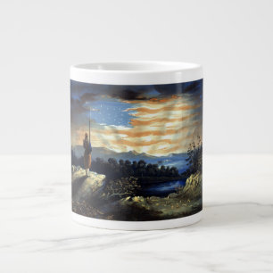 Grande Tasse Drapeau céleste américain dans le ciel, Guerre civ