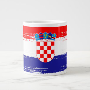 Grande Tasse Drapeau croate Cadeau Football Fan Sports