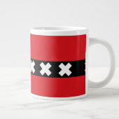 Grande Tasse Drapeau d'Amsterdam, Pays-Bas (Droite)