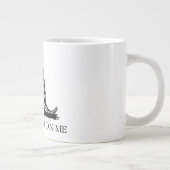 Grande Tasse Drapeau de crotale de Gadsden : Guerre révolutionn (Droite)