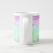 Grande Tasse Drapeau de fierté Toric abstrait boho éclectique G (Dos)