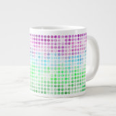 Grande Tasse Drapeau de fierté Toric abstrait boho éclectique G (Devant droit)