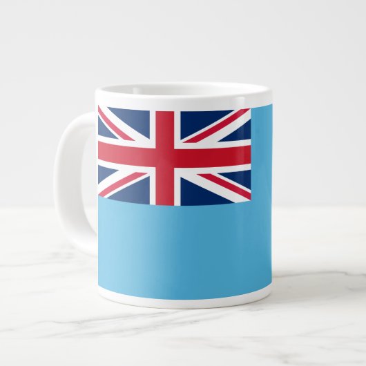 Grande Tasse Drapeau de Fijian (Devant gauche)