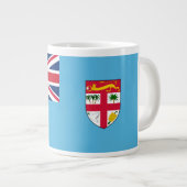 Grande Tasse Drapeau de Fijian (Devant droit)