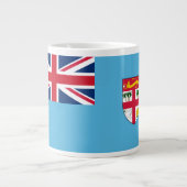 Grande Tasse Drapeau de Fijian (Devant)