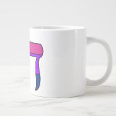 Grande Tasse Drapeau de la fierté Bi Chai (Droite)