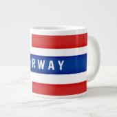 Grande Tasse Drapeau de la Norvège (Devant droit)