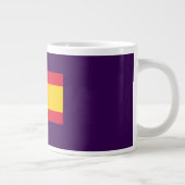 Grande Tasse Drapeau de l'Espagne – Conception classique de fie (Droite)