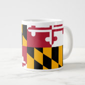 Grande Tasse Drapeau de l'État du Maryland (Devant droit)