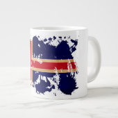 Grande Tasse Drapeau de l'Islande (Devant droit)