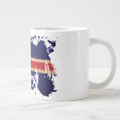 Grande Tasse Drapeau de l'Islande (Droite)