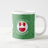 Grande Tasse Drapeau de Noël Angel autrichien personnalisé (Droite)