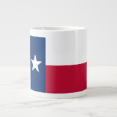 Grande Tasse Drapeau du Texas : Longhorns, l'État de l'étoile s (Devant)