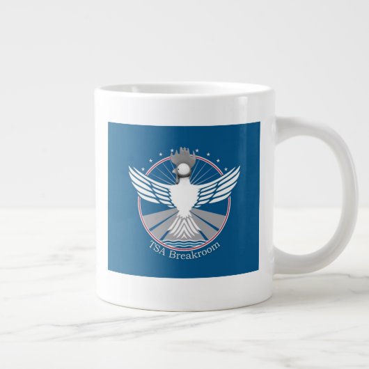 Grande Tasse Drapeau Jumbo Drapeau de café (Droite)