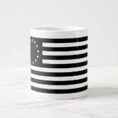 Grande Tasse Drapeau Manga, Betsy Ross ou Drapeau Cercle Améric (Devant)