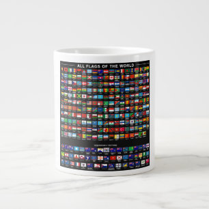 Grande Tasse Drapeaux du monde – Collection de 195 nations