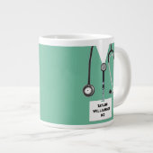 Grande Tasse Drôle cadeau de docteur (Devant droit)